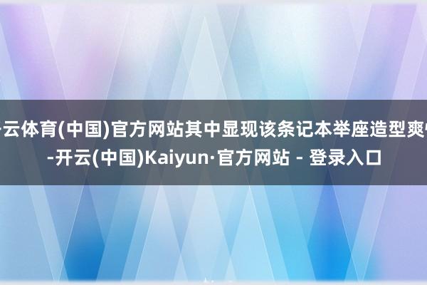 开云体育(中国)官方网站其中显现该条记本举座造型爽快-开云(中国)Kaiyun·官方网站 - 登录入口